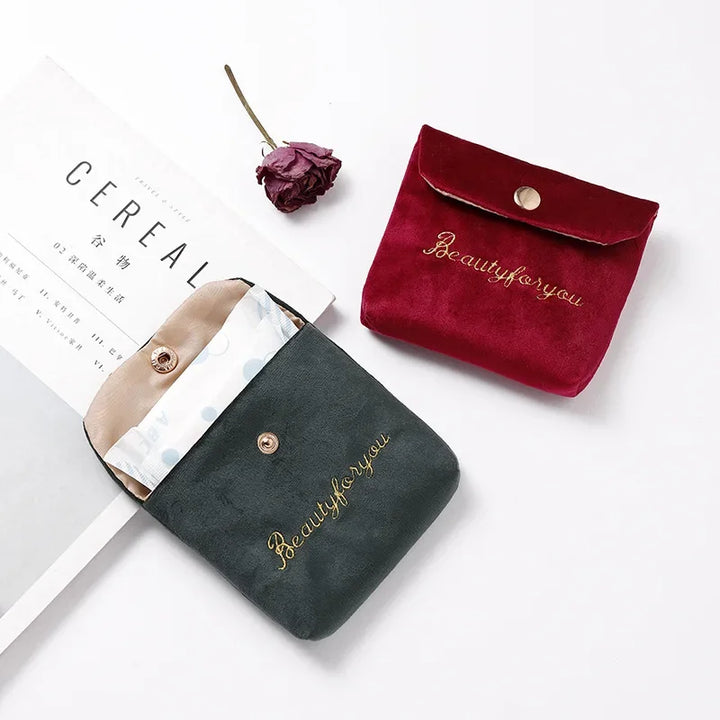 Velvet Mini Cosmetic & Storage Bag