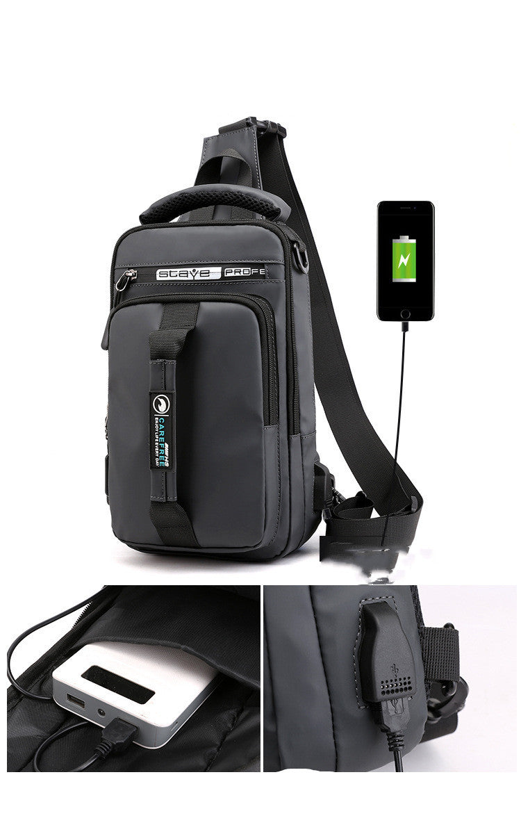 Business Backpack Usb Charging High-Capacity Dual-Use Backpack For Studentstion