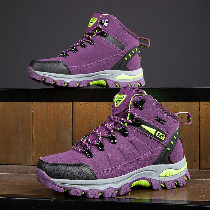 Plus Size Outdoor High-top Wear-resistant Mountaineering Women's Shoes