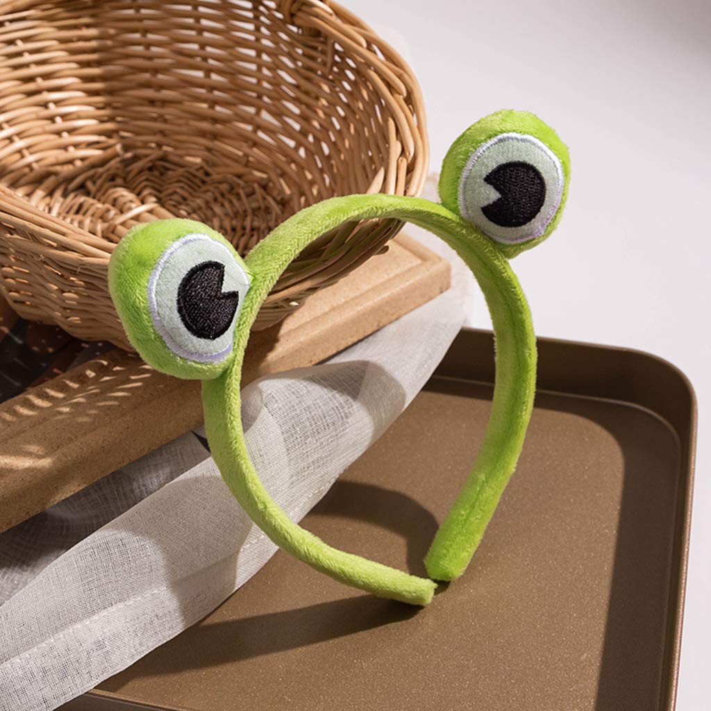 Funny Frog Elastic Headband | Cute Wide-brimmed Hairband for Women and Girls