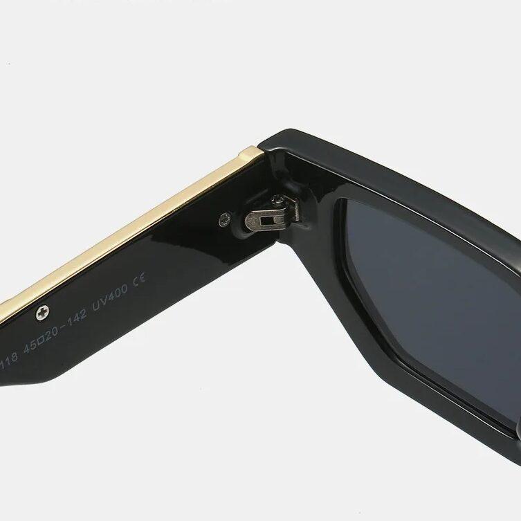 Wrap Sunglasses with Gradient Lens