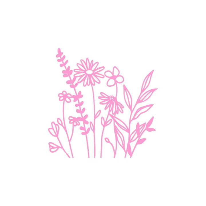 Wildflower Vinyl Car Stickers