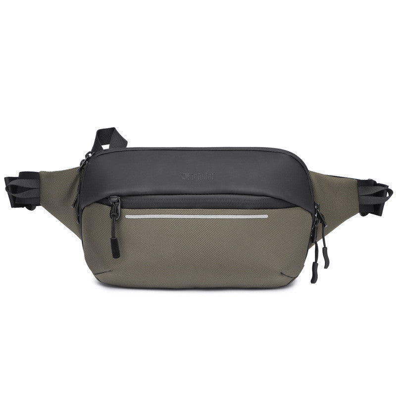 Men's Waist Bag Korean Version Functional Multi-function Expandable Messenger