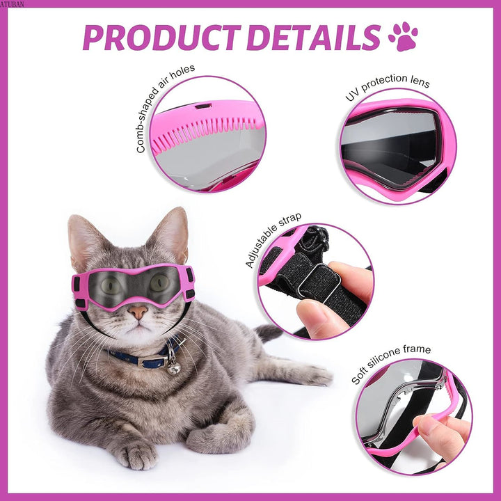 UV Protection Sunglasses for Cats and Small Dogs