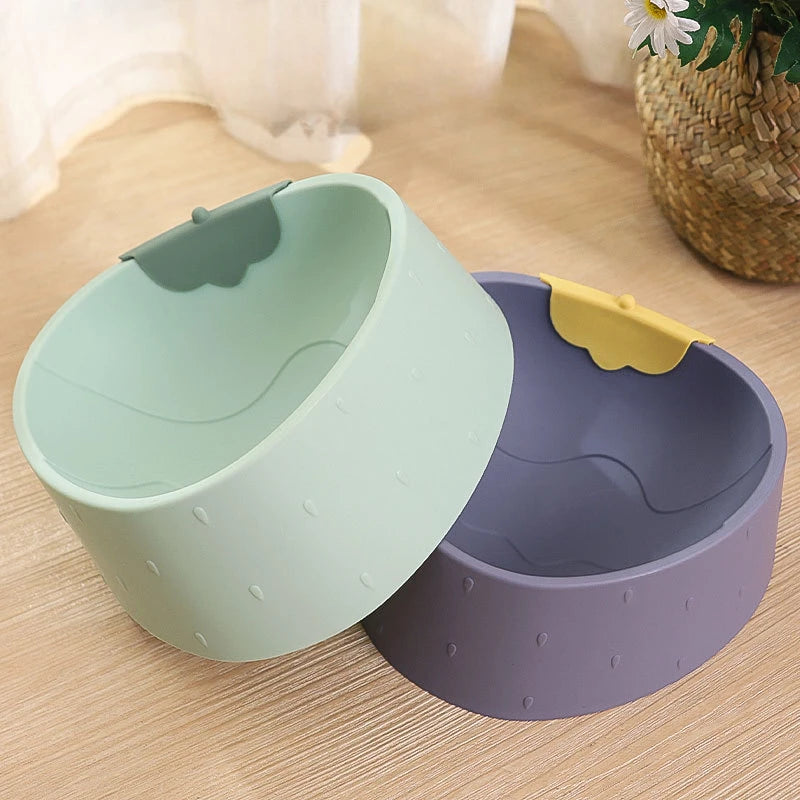 Cartoon Anti-Slip Pet Bowl for Dogs and Cats