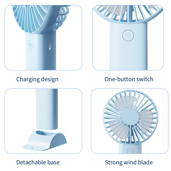 Mini Portable Handheld USB Rechargeable Fan