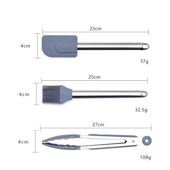 Easy To Clean High Temperature Resistant Silicone Cake Tool Baking Set