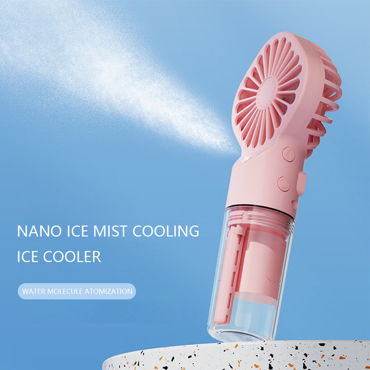 Handheld Mini Air Conditioner Humidifier Mist Cooler