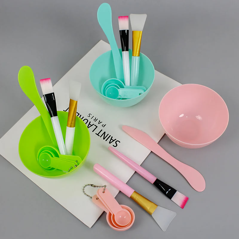 7-Piece Facial Mask Bowl & Brush Set