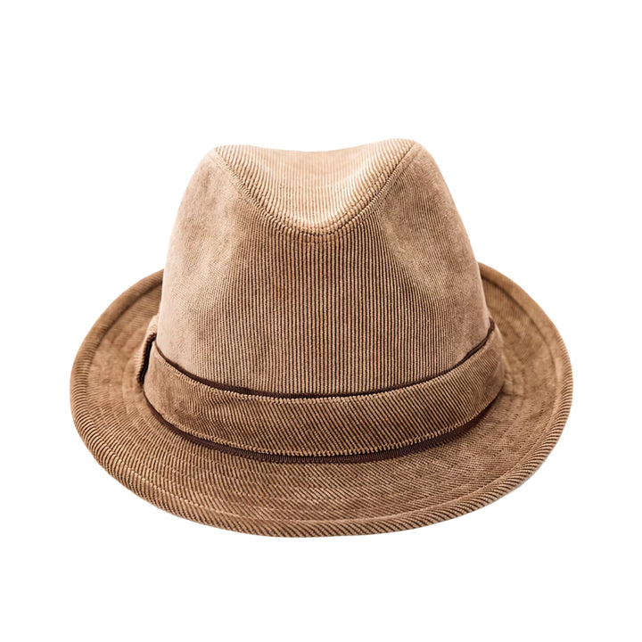 Wide Brim Denim Fedora Hat