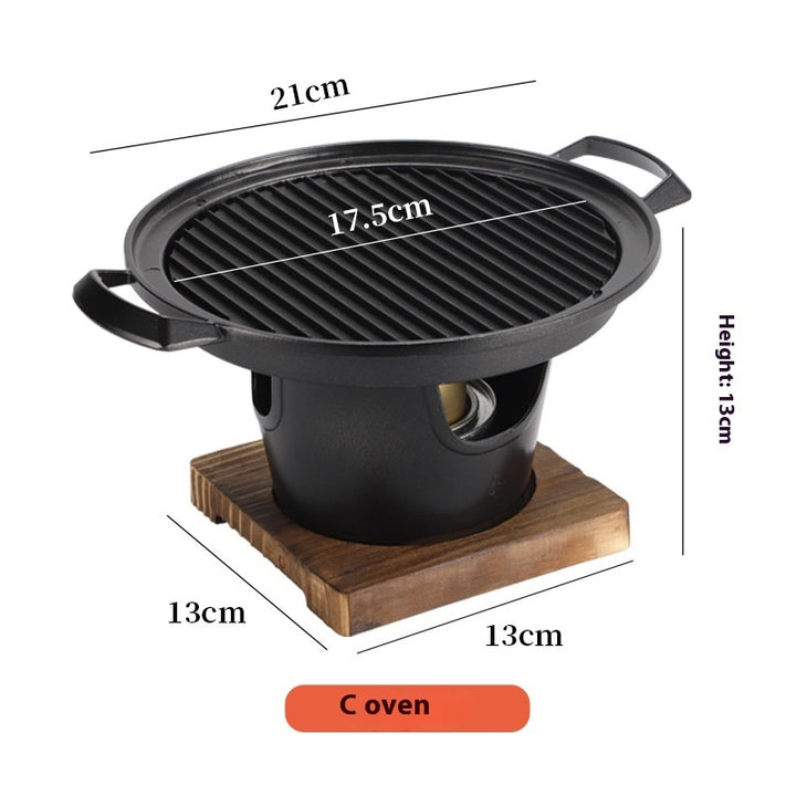 Barbecue Japanese For One Person Barbecue Stove Household Alcohol Stove Outdoor Mini Barbecue Oven Stove Carbon Barbecue Plate