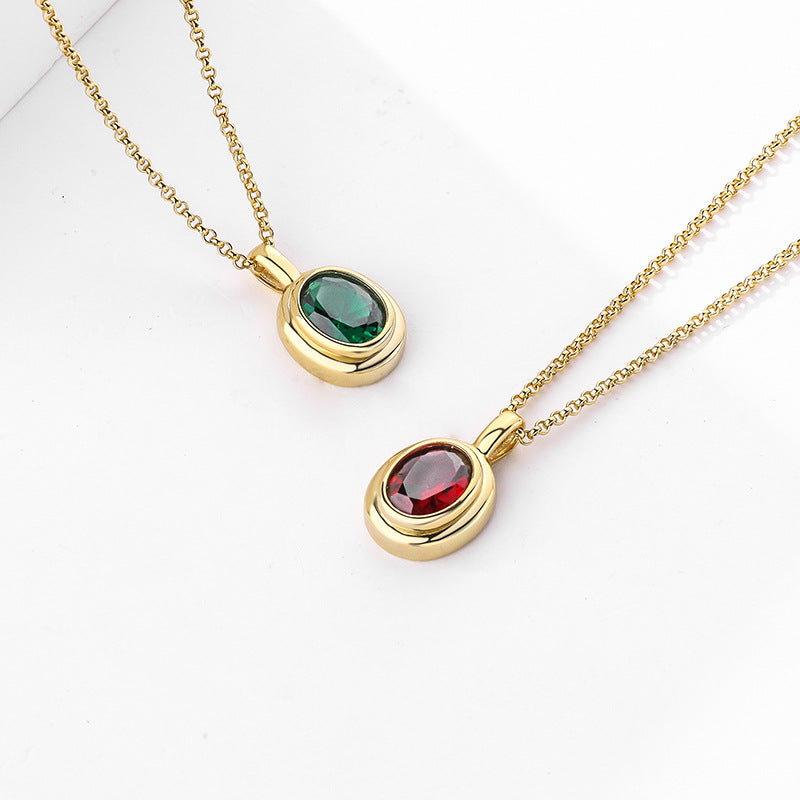 Luxury Retro Temperament 925 Sterling Silver Necklace Female