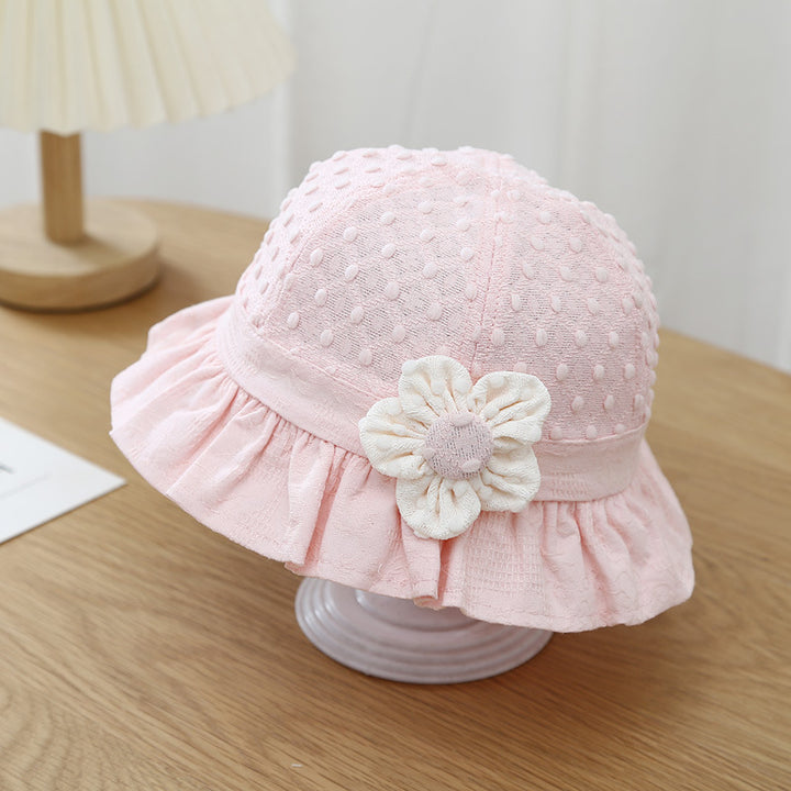 Adorable Baby Sun Hat with Lace Ruffle