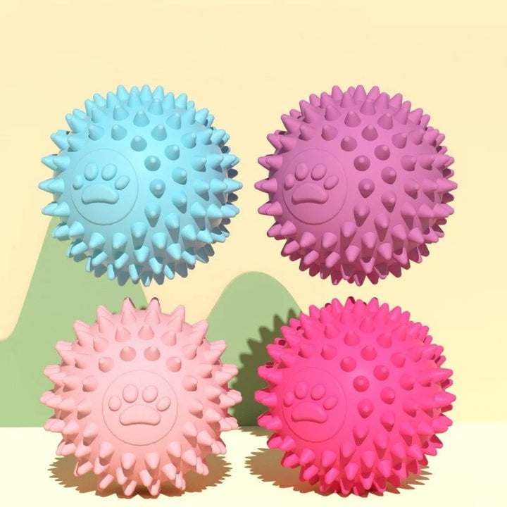 Interactive Rubber Chew Ball for Dogs and Cats