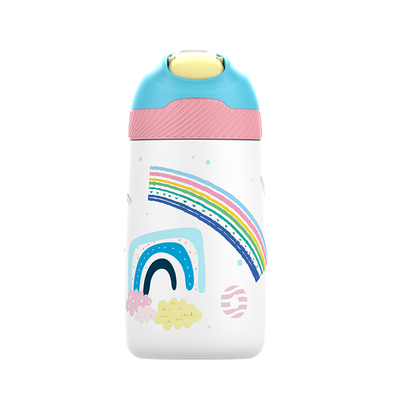 Children's Vacuum Insulated Water Bottle with Straw