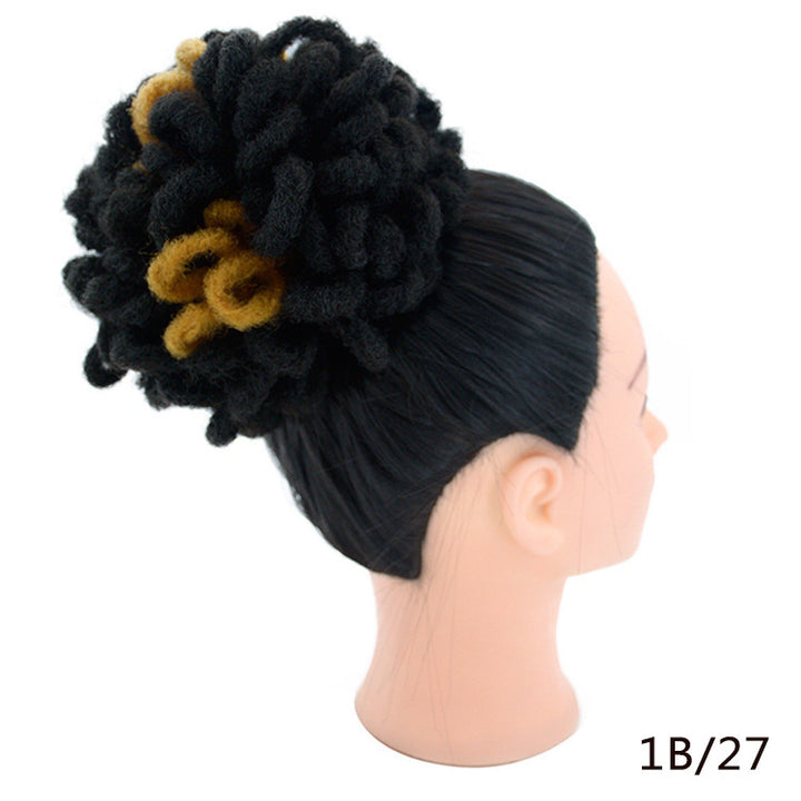 African Wig Bun Hair Bag Drawstring Dreadlocks Afro Hair Bag