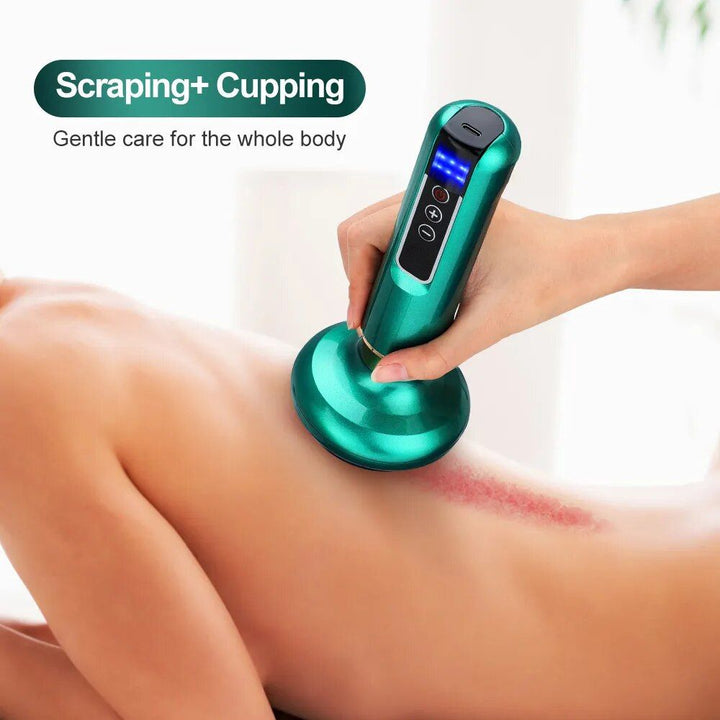 Electric Cupping & Gua Sha Massager: Infrared Heat Therapy & Anti-Cellulite Suction