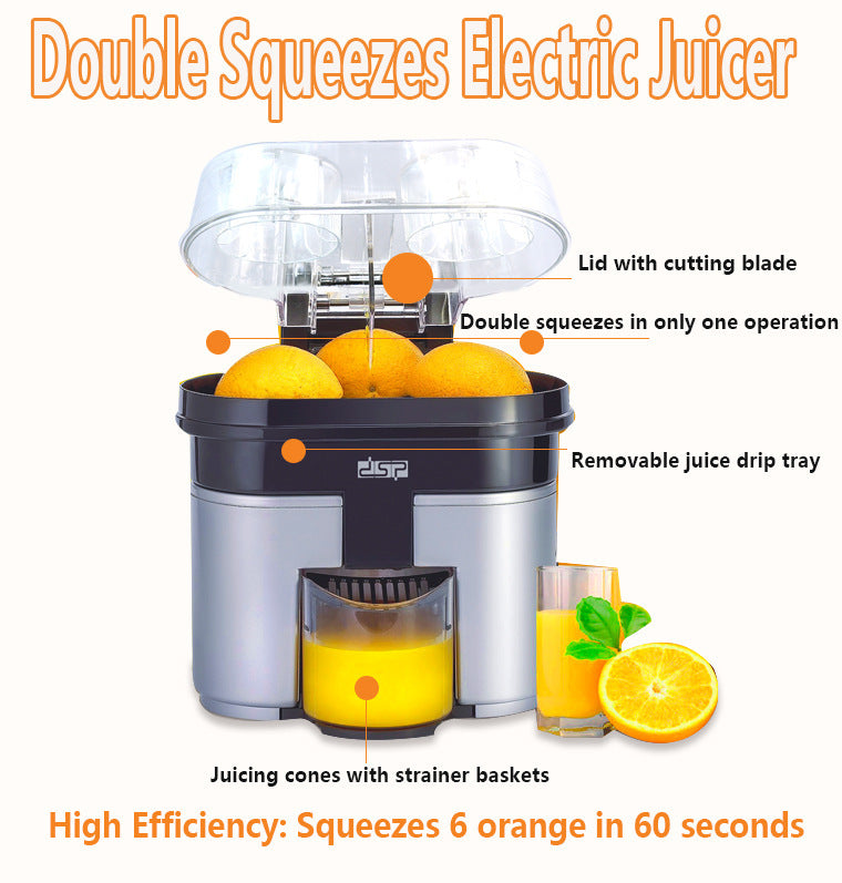 Two packed orange juice extractors