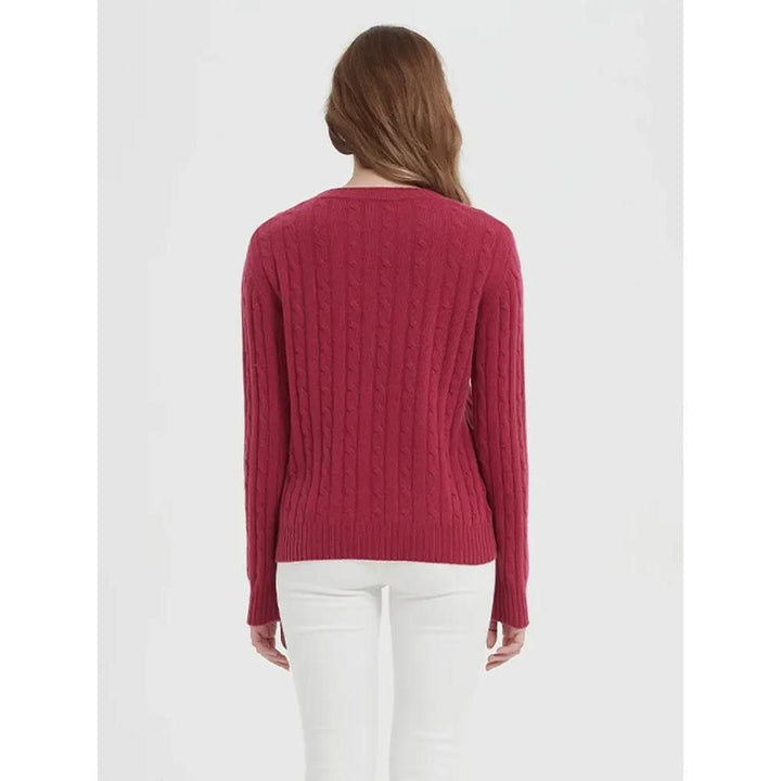 Luxurious Wool Cable Knit Pullover