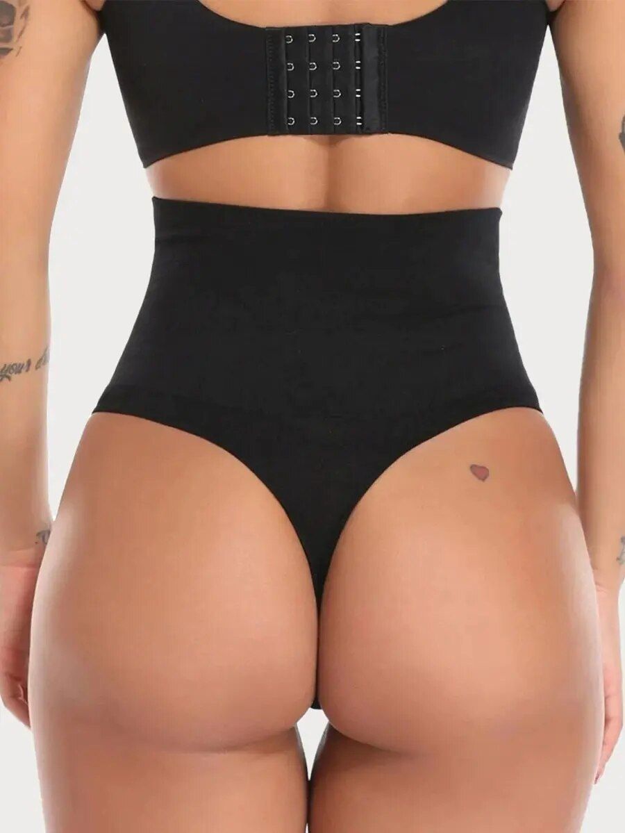 Seamless High-Waist Tummy Control Shapewear Thong