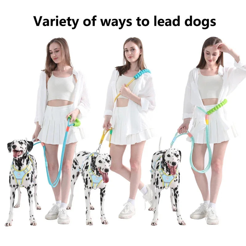 Durable Anti-Slip Pet Leash with Neckless Grip