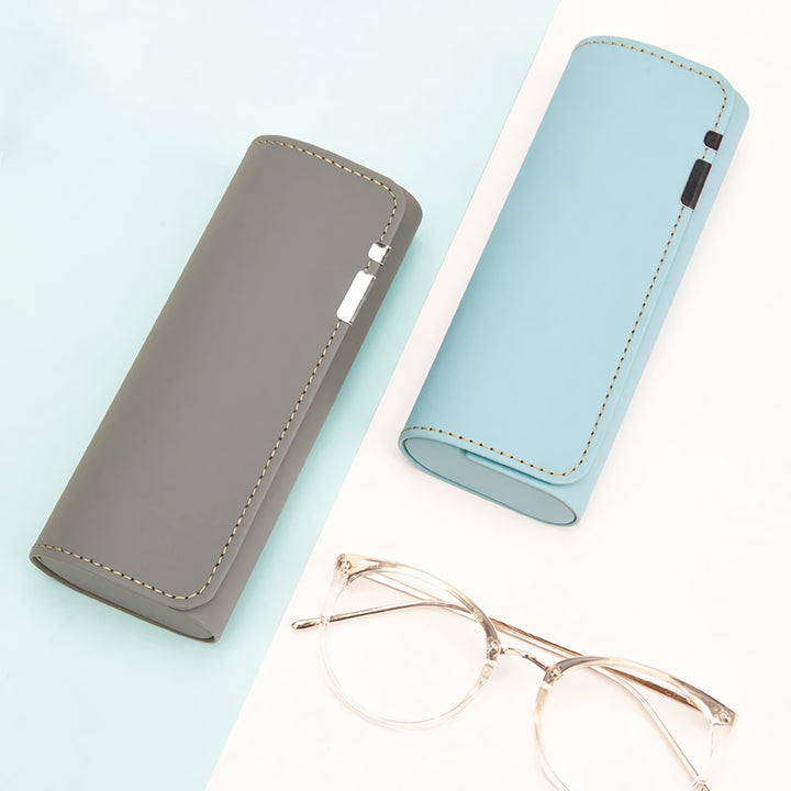 Elegant British Style PU Glasses Case