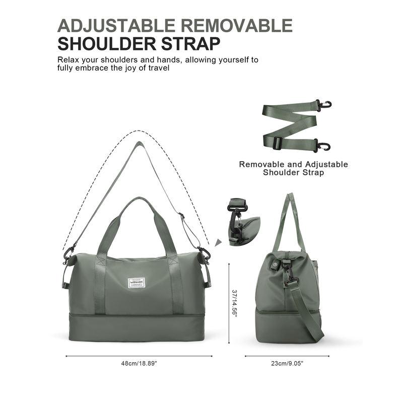 Large Expandable Travel Duffel Bag