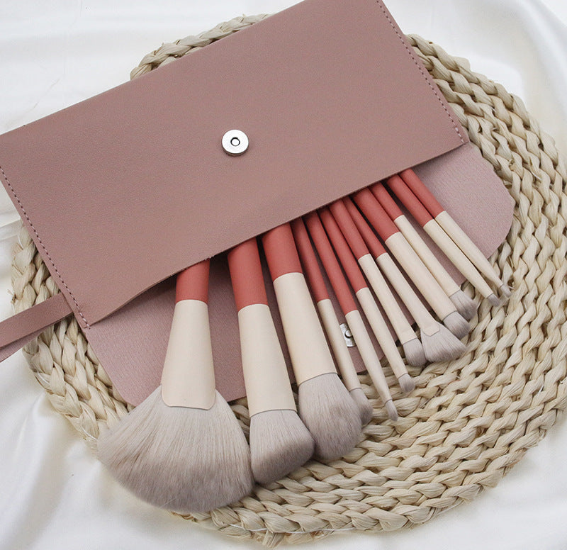 12 Pieces Of Powder Powder Blusher Brush, Complete Set Of Makeup Tools