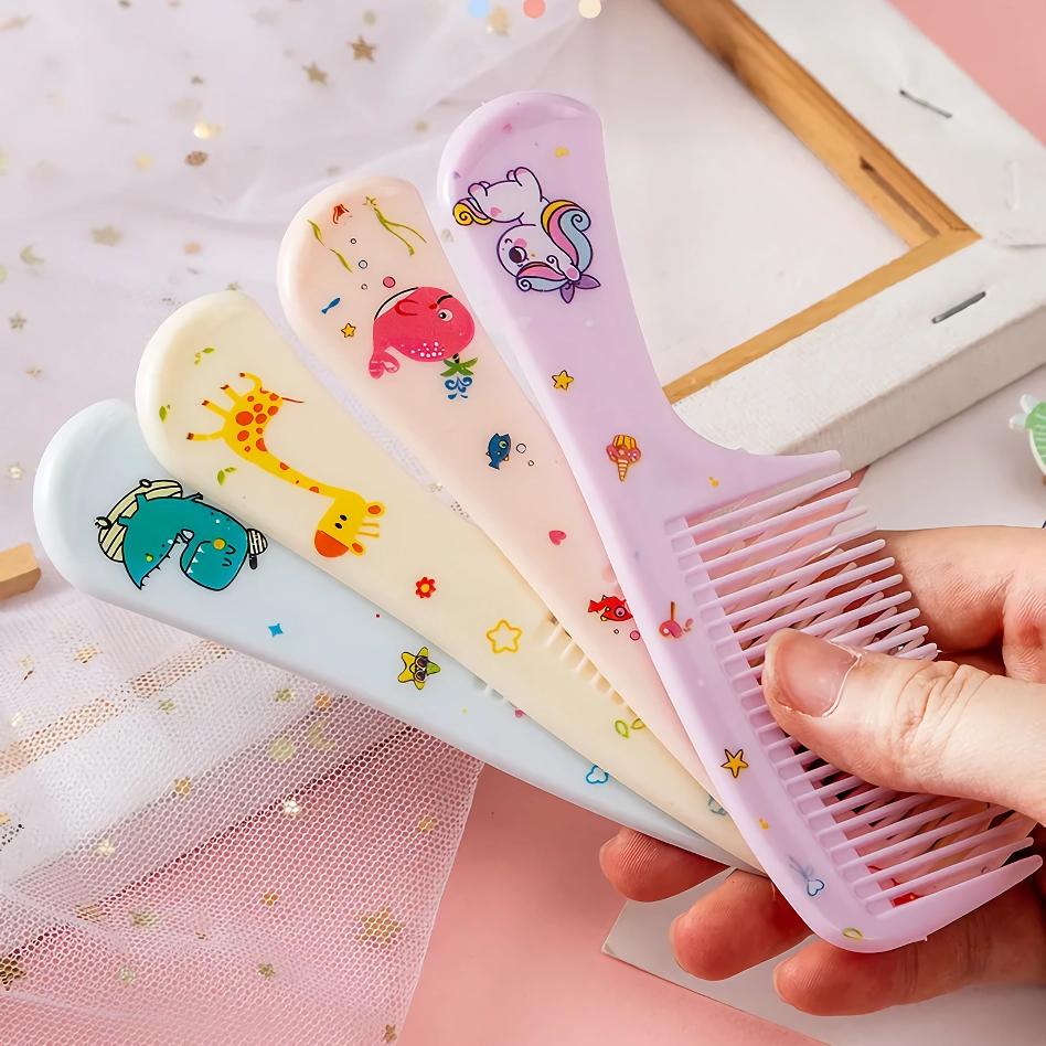 Cute Animal Kids Hairdressing Comb Set