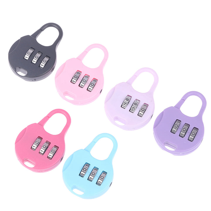 Mini Password Padlock for Dormitory, Backpack, and Trolley Cases