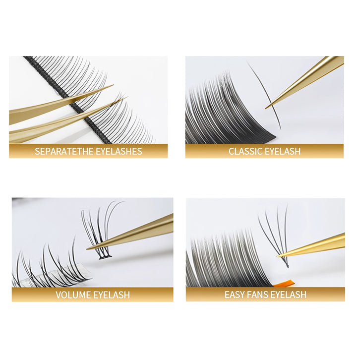 Precision Anti-slip Eyelash Extension Tweezers