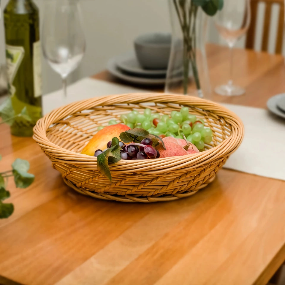 Eco-Friendly Wicker Bamboo Weaving Storage Basket