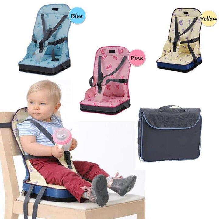 Portable Foldable Baby Dining Booster Seat & Mummy Organizer Bag