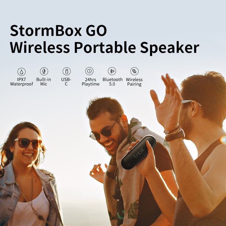 Portable Bluetooth Speaker with 24-Hour Playtime