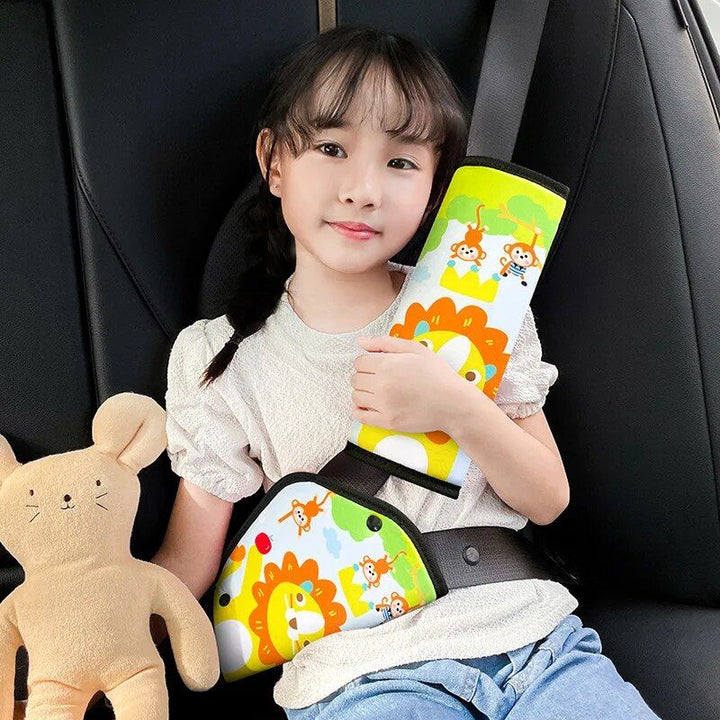 Kid's Comfort Car Seatbelt Protector with Cartoon Design