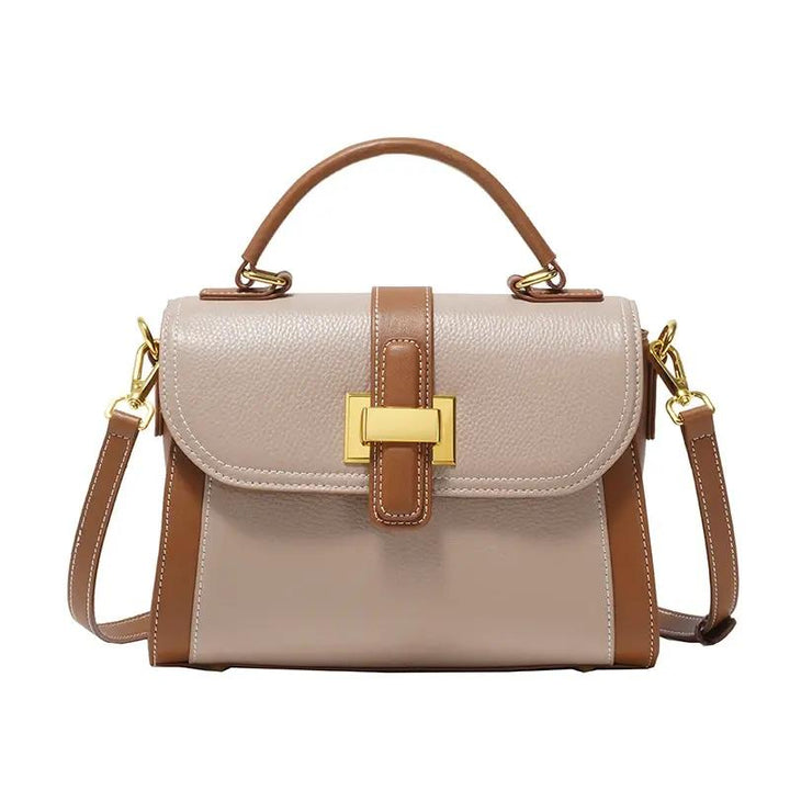 Genuine Leather Women's Flap Crossbody Bag