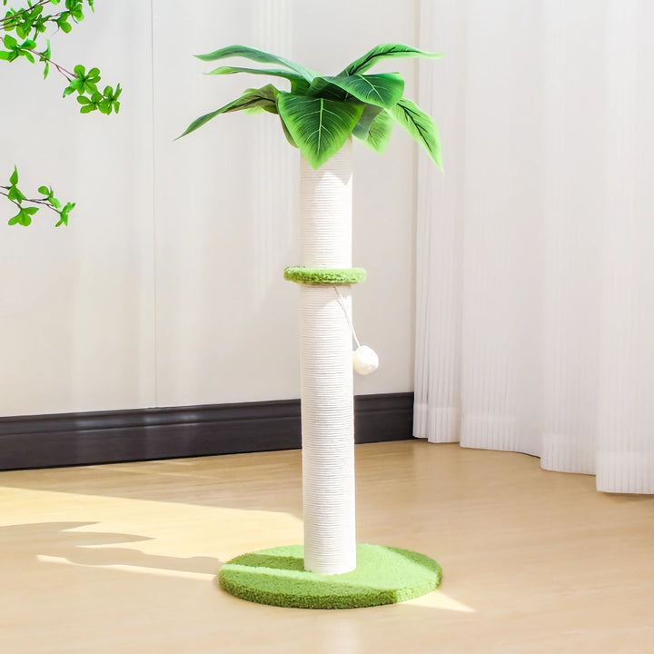 Interactive Cat Scratching Post with Hanging Balls - Sisal Cat Toy