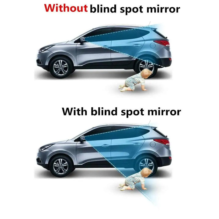 360° Adjustable HD Glass Blind Spot Mirrors