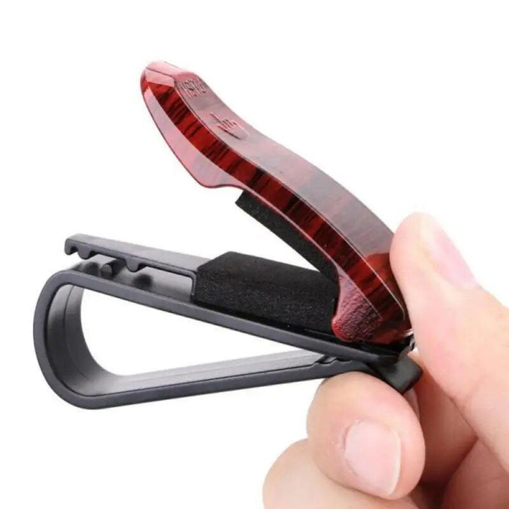 Compact Multifunctional Car Visor Glasses Holder