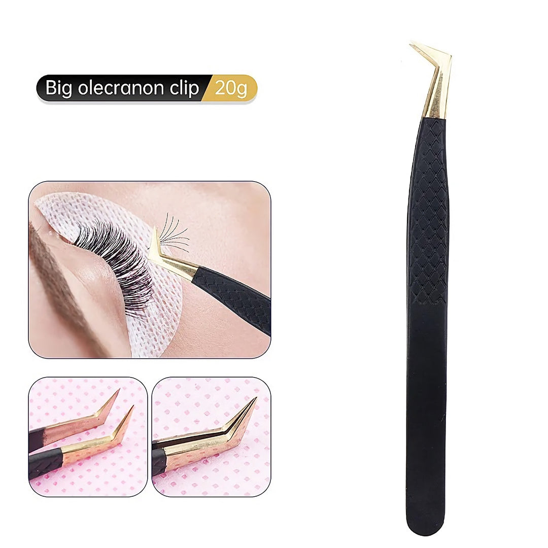 Stainless Steel Eyelash Tweezers