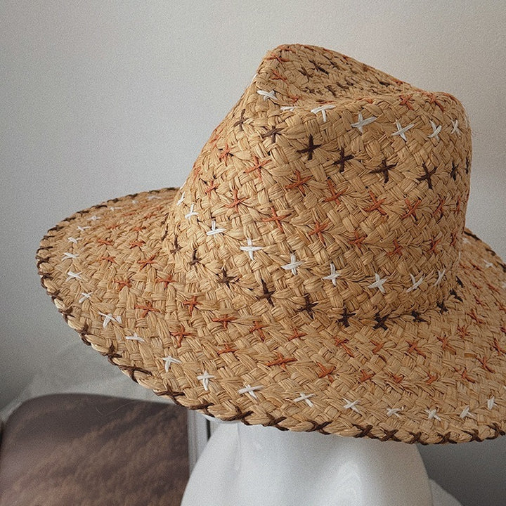 Retro Personality Western Cowboy Style Straw Hat