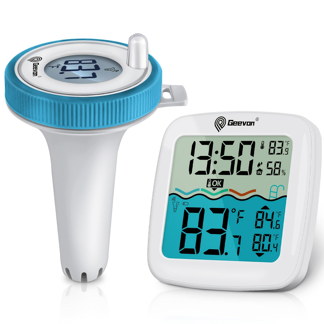 Wireless Floating Pool Thermometer with Indoor Humidity Monitor