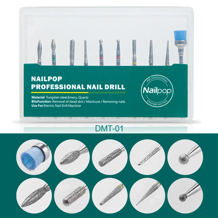 Professional Nail Drill Bits Set for Electric Manicure Machine