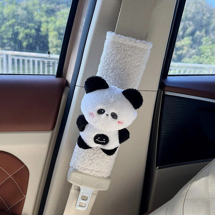 Plush Doll Rabbit Bear Car Seat Belt Shoulder Cover