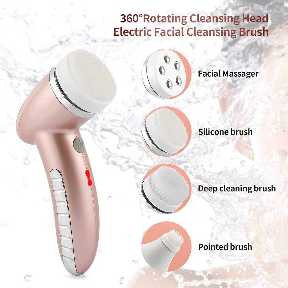 4-IN-1 Electric Facial Massage & Deep Pore Cleaner