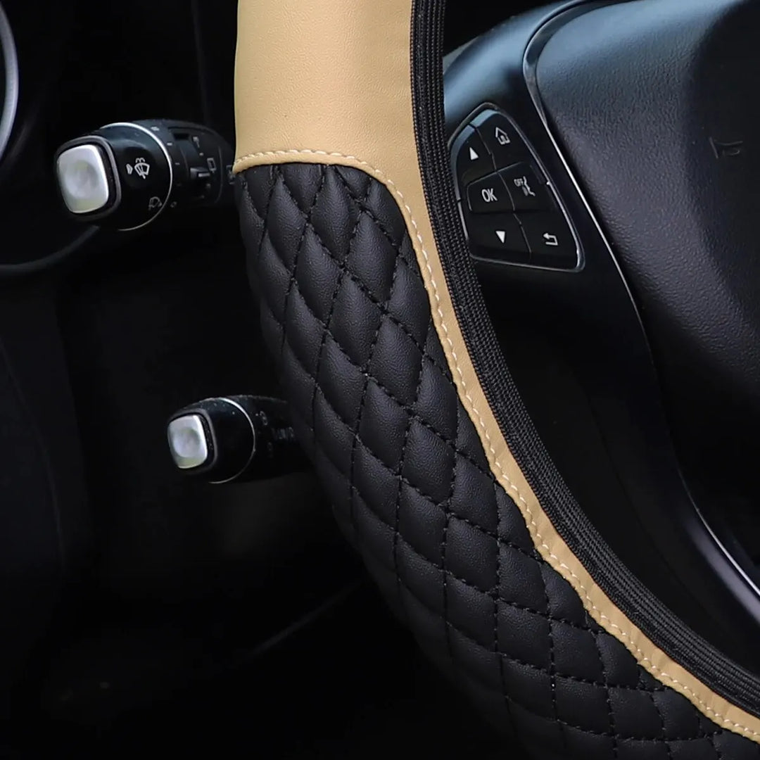 Artificial Diamond Crown Steering Wheel Cover