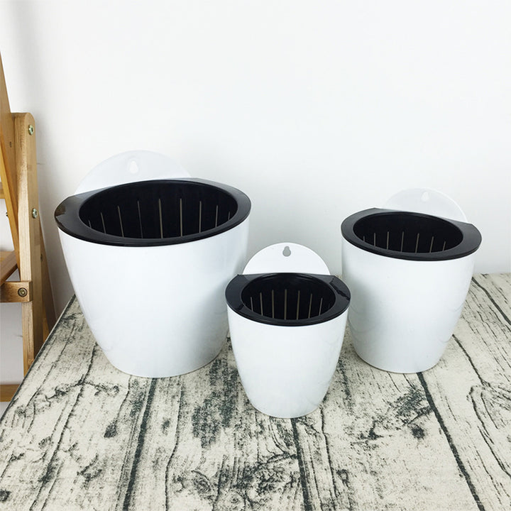 Modern Wall-Mounted Hydroponic Flowerpot