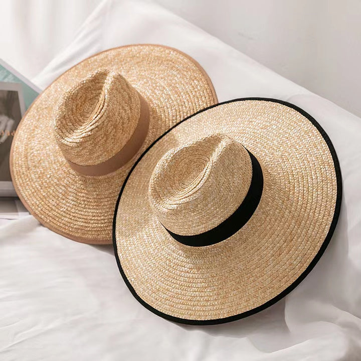 Women's Wide Brim Straw Sun Hat