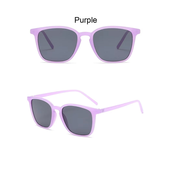 Retro Square Cat Eye Sunglasses with UV400 Protection