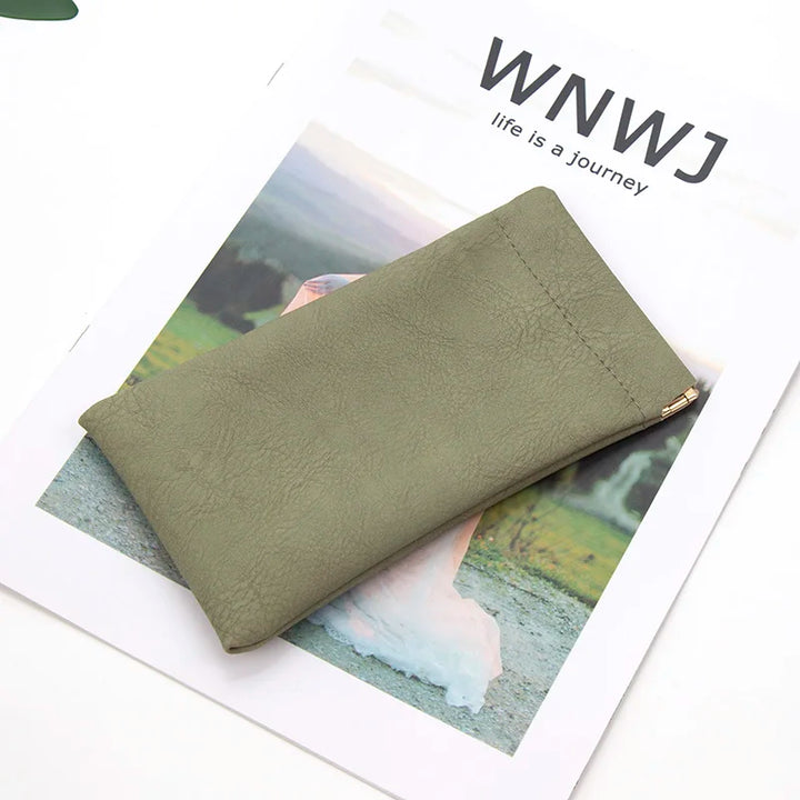 Multi-Color Soft PU Leather Glasses Pouch